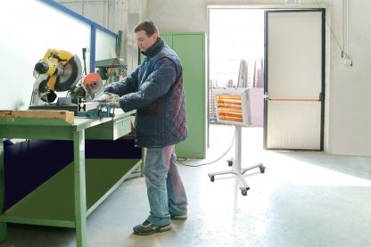 ⁦תנור חימום אינפרא אדום תעשייתי נייד 3000W HELIOS ROBOT STAR PROGETTI⁩ – תמונה ⁦2⁩