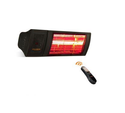 תנור חימום אינפרא אדום GOLDSUN SUPRA BASIC LG PLUS+ 2000W עם שלט